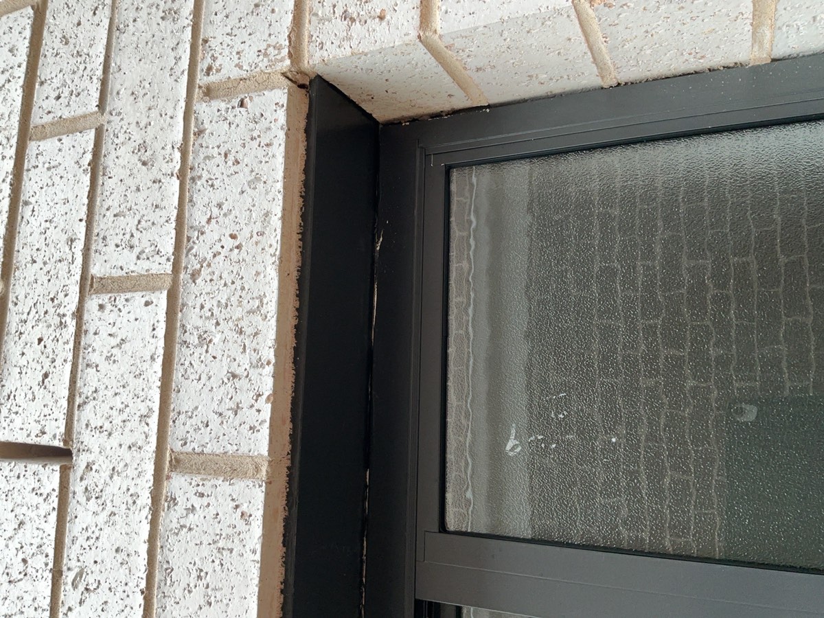 Walls, eaves, doors and windows joints, recorded during a handover inspection in Oran Park
